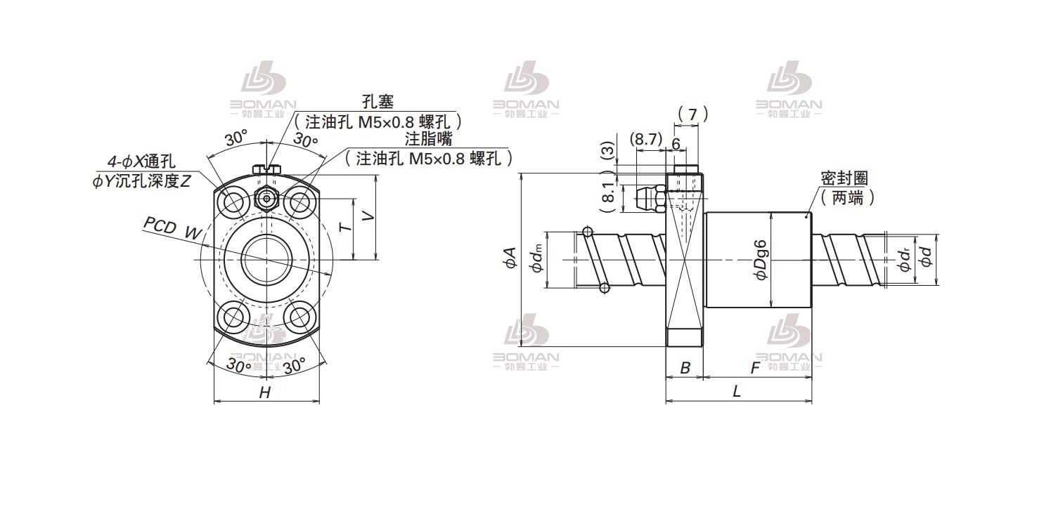 BSS2005-3E-215-C5(按图纸加工)-BSS标准螺母