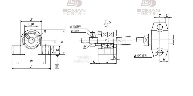 NSK WBK04-01M-小型机器轻载荷用支承单元