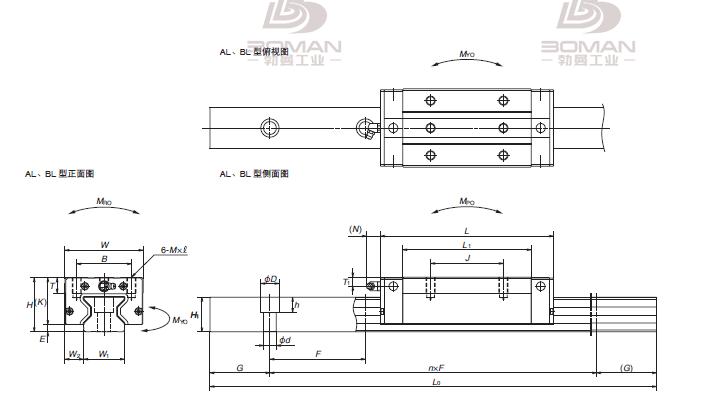 NSK RA451035BLC2B01P63-NSK滚子导轨