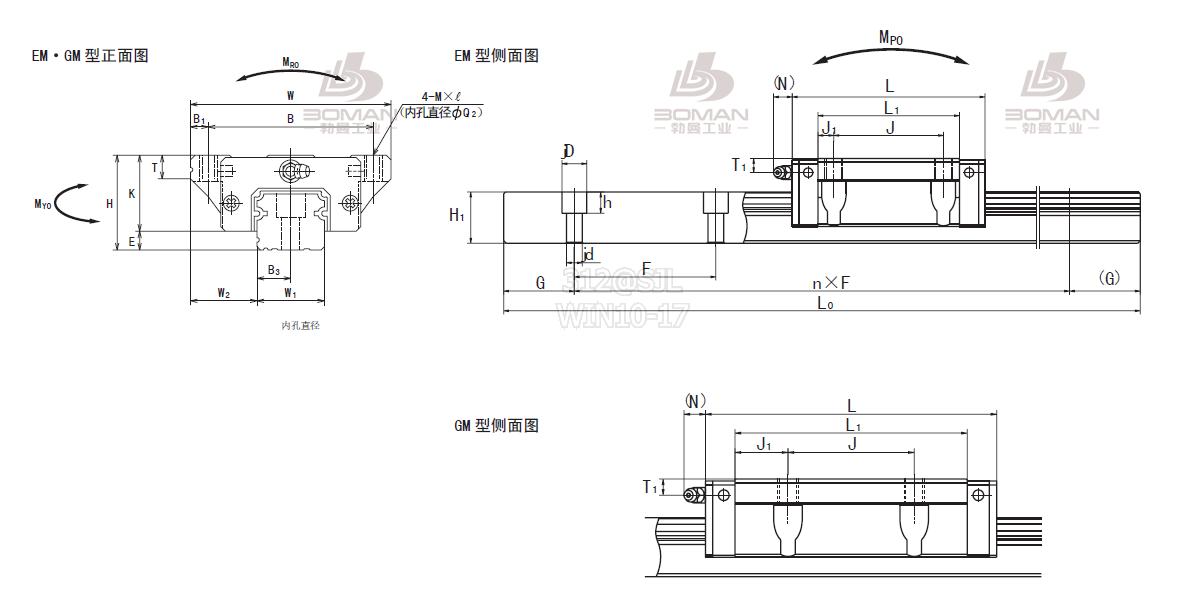 LH200290EMC2-PCZ-LH导轨现货