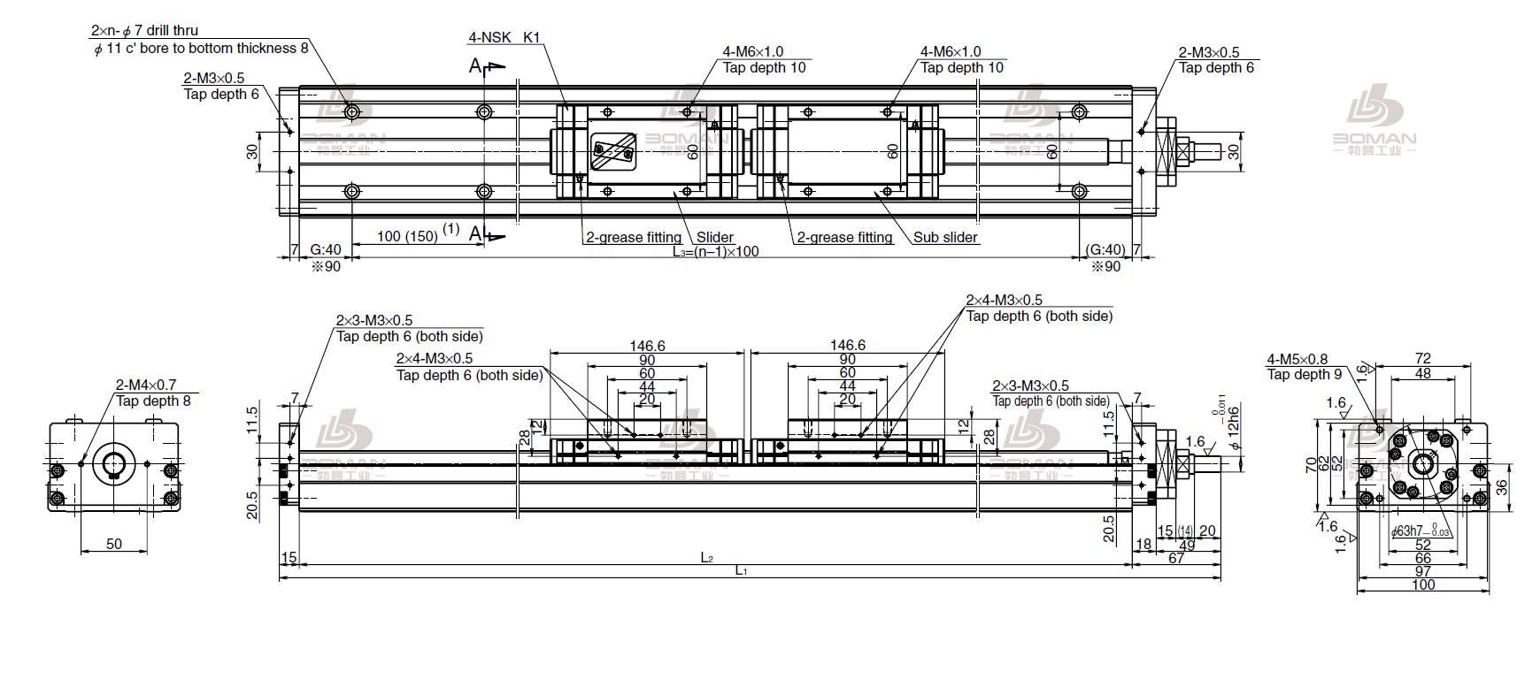 MCM10047H10D00            5-MCM导轨引动器