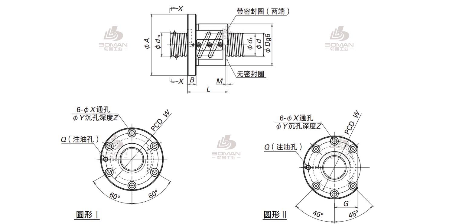 SFT2506-2.5-SFT滚珠丝杠螺母