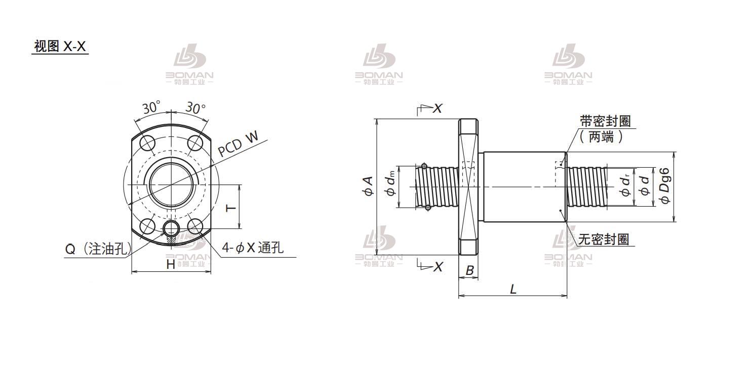 MSFD1602-4-NSK DFD滚珠丝杠