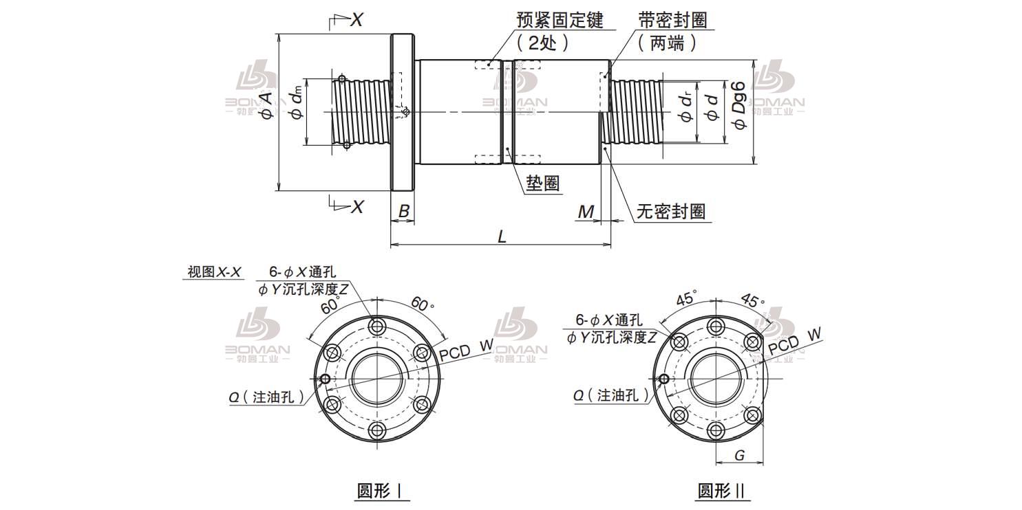 DFD2005-4-NSK DFD滚珠丝杠