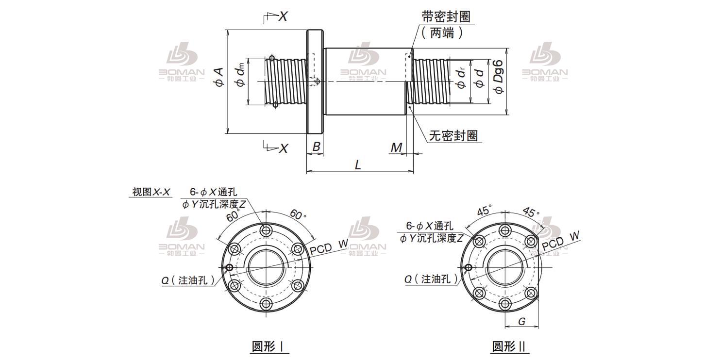 ZFD2510-4-NSK SFD滚珠丝杠