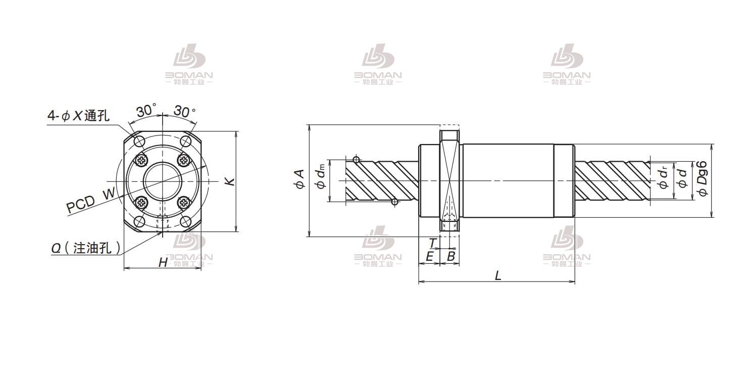 UPFC1540-2-USFC滚珠丝杠