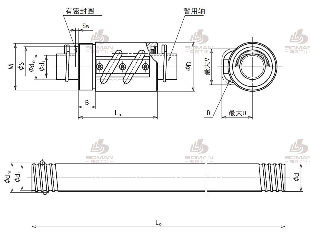 RNCT2005A2.5S-RNCT滚珠丝杠