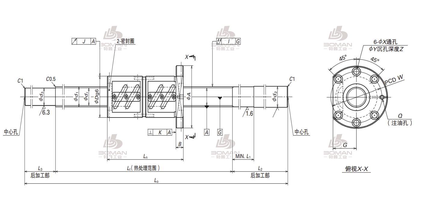 W4007SS-3D-C5Z10-NSK FS滚珠丝杠