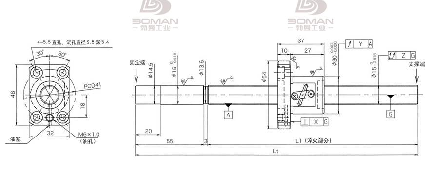 KURODA GG1502DS-BAPR-0600A 黑田3205丝杠