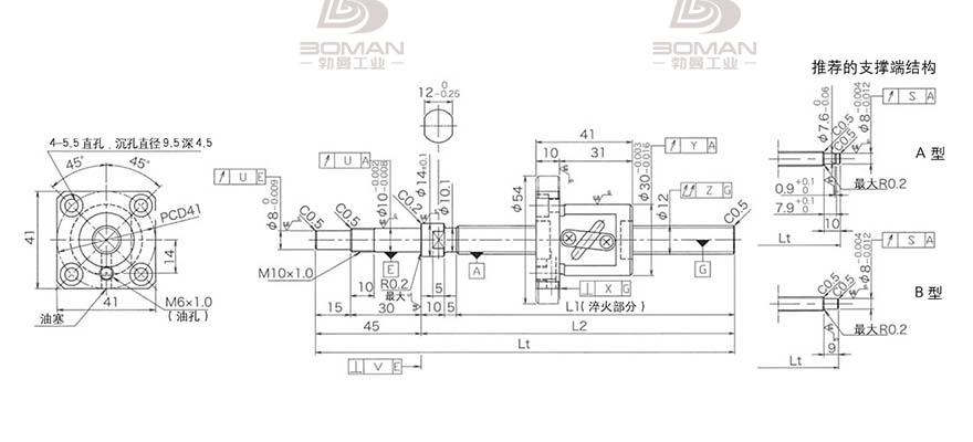 KURODA GP1204DS-AAPR-0300B-C3F 黑田丝杆是哪个国家品牌