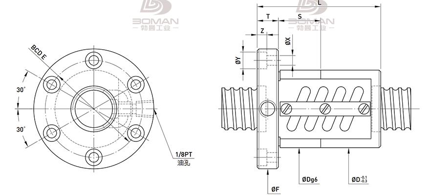 HIWIN上银 OFSW 上银滚珠丝杆a11pj3a2