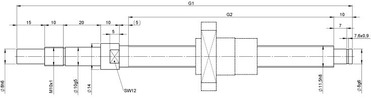 STEINMEYER施坦梅尔 2422/10.12.260.330 steinmeyer丝杆