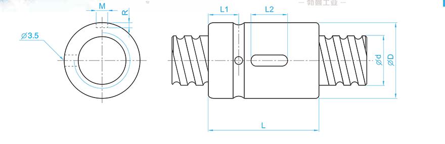 TBI SCI03210-4 tbi滚珠丝杆3d选型手册