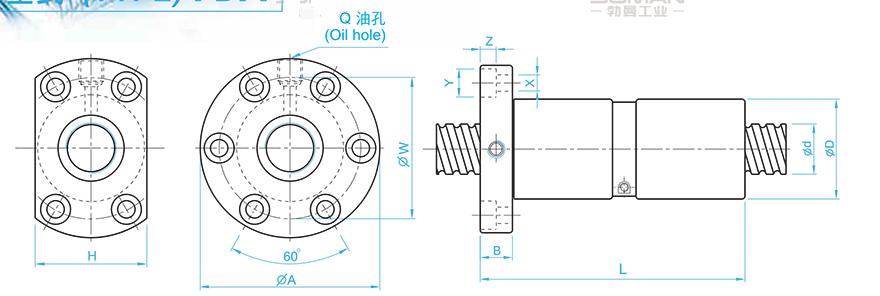 TBI DFI01604-4 tbi滚珠丝杠公司