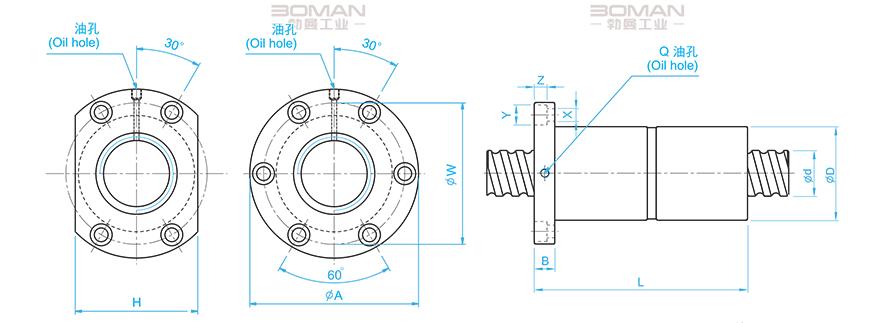 TBI DFV04010-4.8 TBI丝杠螺母商标打哪里