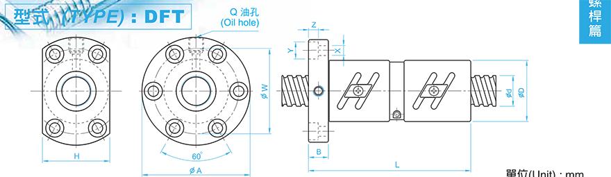 TBI DFT08010-5 tbi丝杆1616