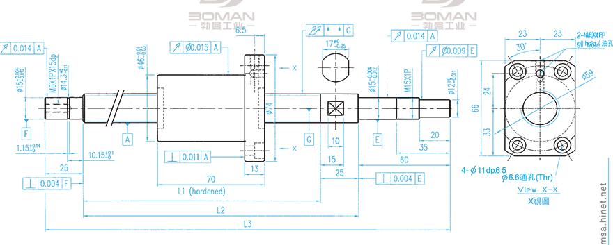 TBI XSVR02020A1DGC5-1199-P1 tbi滚珠丝杠使用次数