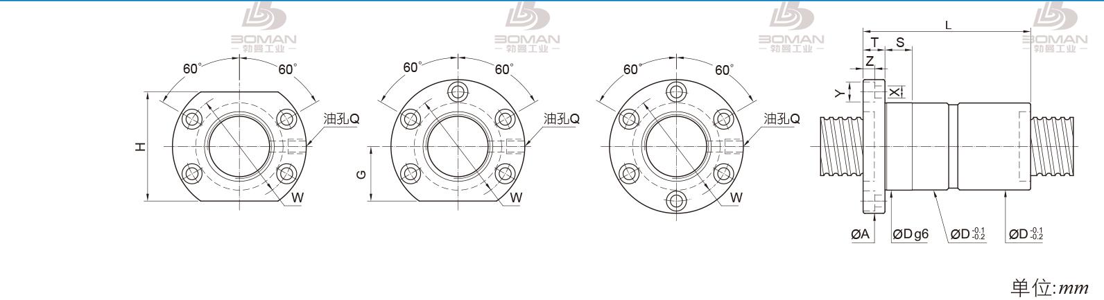 PMI FDIC4012-12 PMI丝杠3D