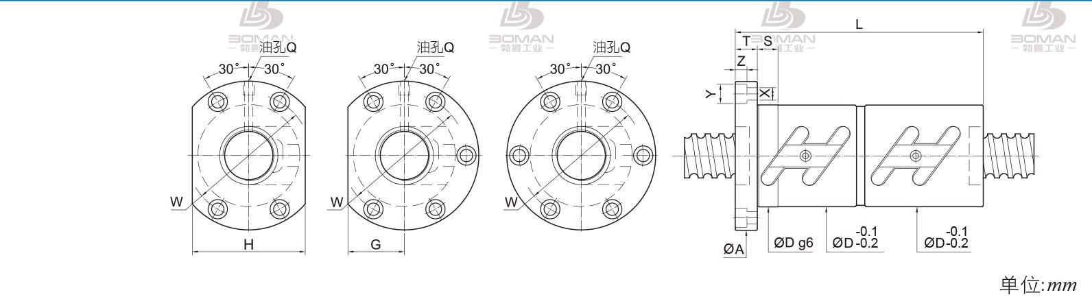 PMI FDWC5510 pmi丝杆型号编写