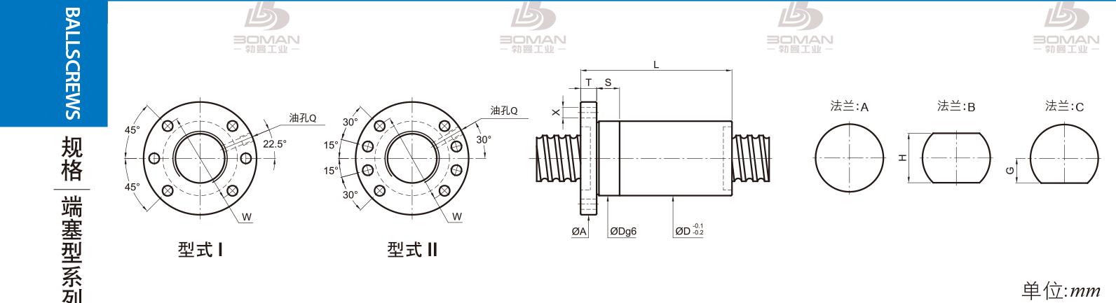 PMI FSDC3206 PMI丝杆间隙调整