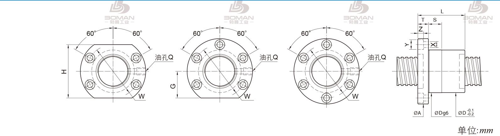 PMI FSIC3205-6 pmi滚珠丝杠的摩擦系数