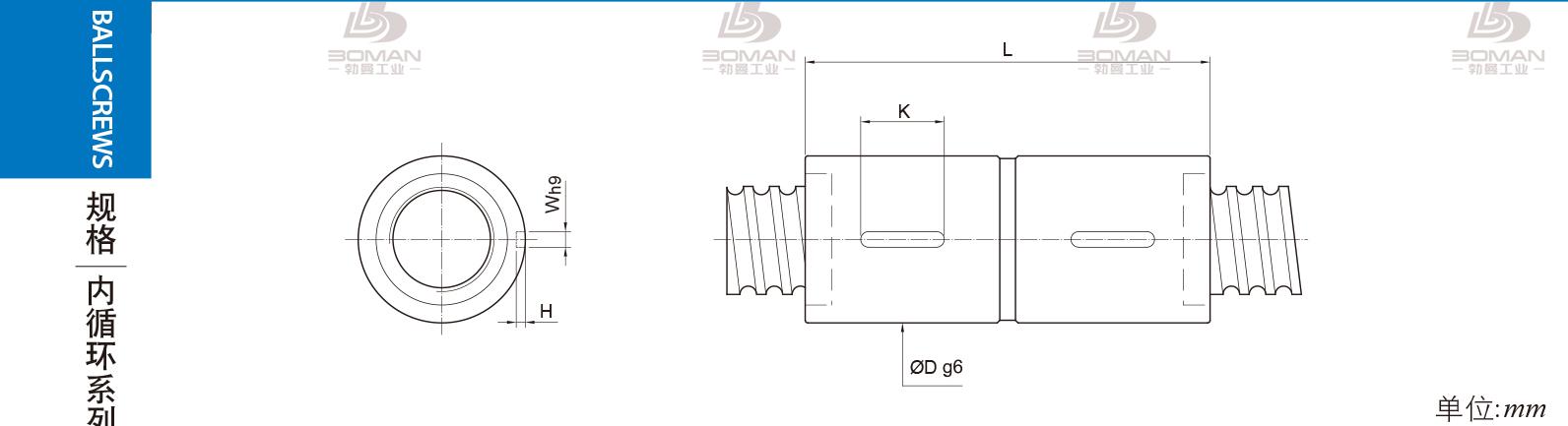 PMI RDIC3206-6 pmi 滚珠丝杠安装