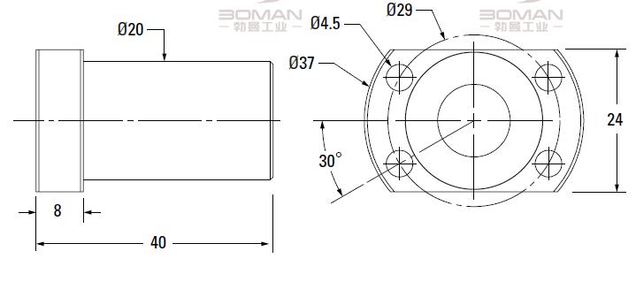 THOMSON 8105-448-043 德国thomson滚珠丝杠