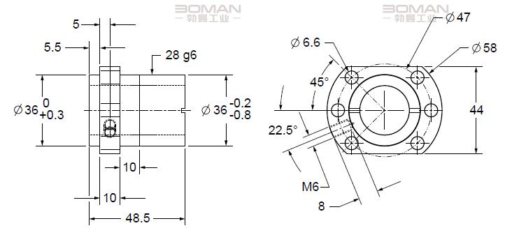 THOMSON 0215200271 汤姆森丝杆