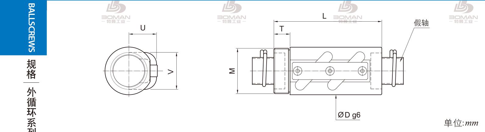 PMI RSVW2005B-2.5P pmi丝杆型号表