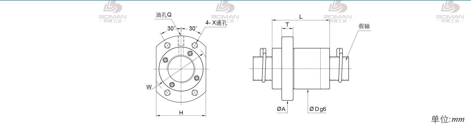 PMI FSKW3232D-7.2P pmi 滚珠丝杠