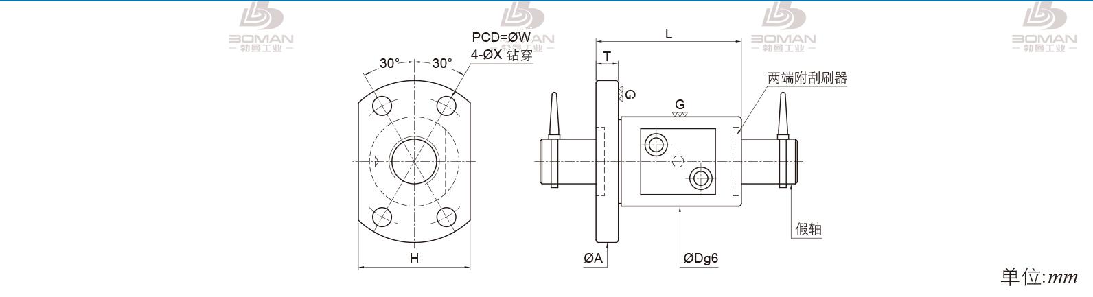 PMI FSMW01002K-2.5P pmi丝杆型号表