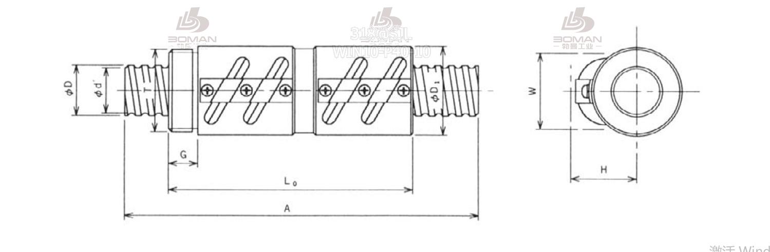 TSK RBR2208 tsk丝杠是什么品牌