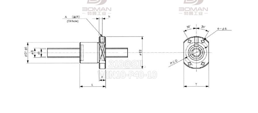 TSK RBSK3610-5.3 tsk丝杆