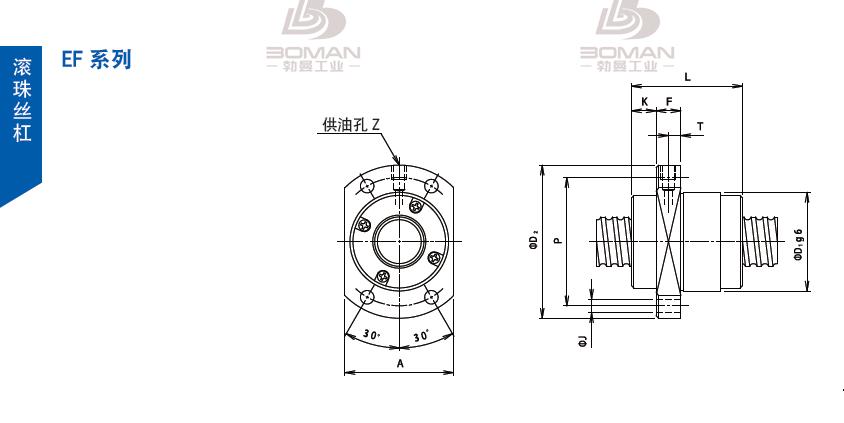 TSUBAKI 15EF1D30 tsubaki数控丝杆螺母