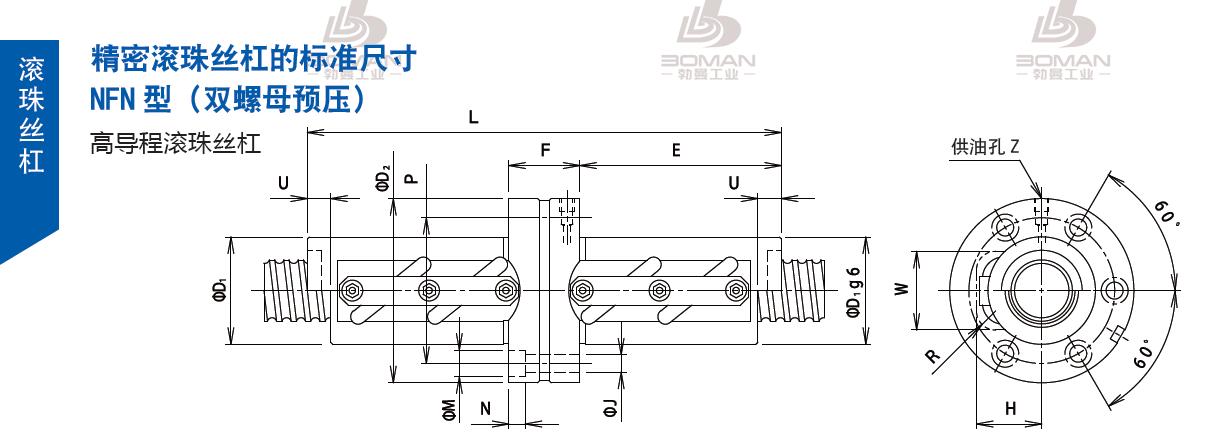 TSUBAKI 32NFNU32 tsubaki丝杆