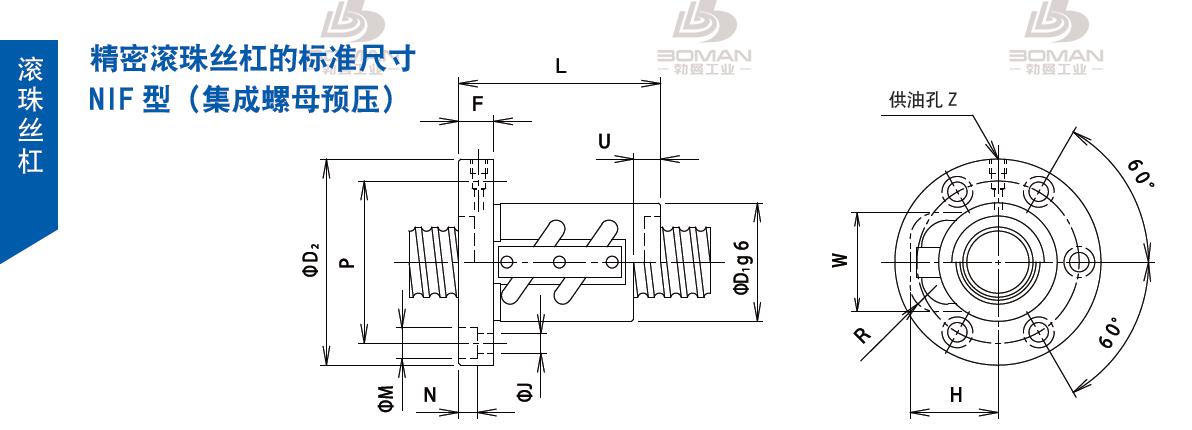 TSUBAKI 25NIFO5 tsubaki滚珠丝杠