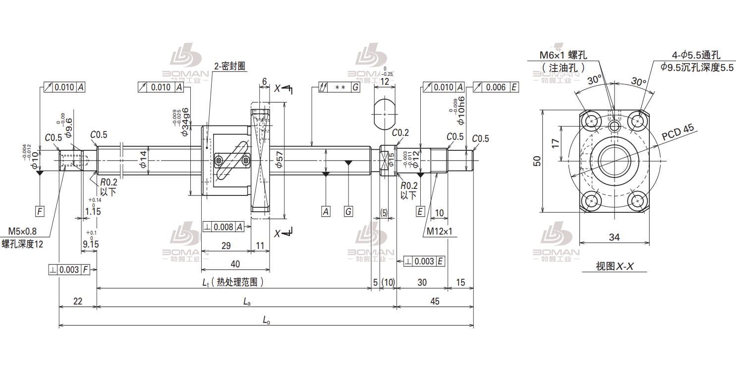 NSK W1403FA-1P-C3Z5-SA标准滚珠丝杠